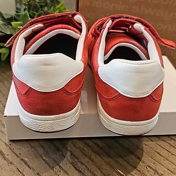 Dr Scholls size 7 red and white sneakers Velcro - Picture 5 of 11